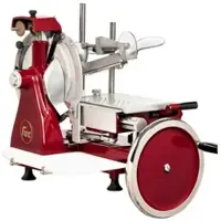 Fac – Allesschneider manuelles Schwungrad Modell F 300 VO STANDARD mit massivem Schwungrad – ROT
