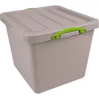 Really Useful Boxes Box Aufbewahrungsbox 60RDG 60l nestbar grau