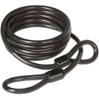 M-Wave Schlosskabel 8x1800mm Verlängerung schwarz