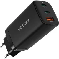 Voomy Charge M65, Drinnen, AC, USB, Schwarz