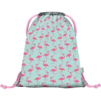 Baagl Turnbeutel Flamingo mit Reißverschluss