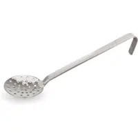 WAS Germany - Schaumlöffel Kitchen Tool 2085, Ø 8 cm, 21 cm, Perforation Ø 4 mm, Chromnickelstahl