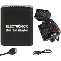 ELECTRONICX Adapter AUX iPhone iPad iPod CD Wechsler BMW, Mini, Land Rover Rundpin