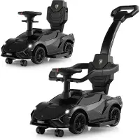 Coast Lamborghini Gehwagen - 3-in-1 Funktion & Inkl. Schiebestange - max 25 kg - 95 x 44 x 85 cm - Pink