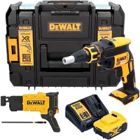 DeWalt DCF 620 P1T Akku Trockenbauschrauber 18 V 30 Nm Brushless + 1x Akku 5,0 Ah + Ladegerät + TSTAK