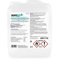 Plock GmbH Flächendesinfektion SemyCare - 80 Vol% Ethanol – 5 L Kanister