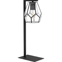 Eglo Mardyke, Schwarz, Glas, Stahl, Schlafzimmer, Esszimmer, Wohnzimmer, IP20, II, E27
