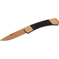 Herbertz Taschenmesser Titanbeschichtung Rosengold Black D2 Medium