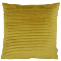 Lazis Kissenhülle Laiton 45x45 cm - weicher Samt im Plisseelook