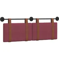 Syfax Hängevorderseite Uni Weinrot 150 x 55 x 5 cm Antikes PU