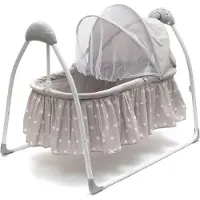 NEW BABY Schwingende Babywiege mit Melodien und Zeitschaltuhr