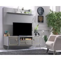 Xl Moebel Gmbh TV Wand Wohnwand Wohnzimmer tv Ständer Wohnwände Sideboard Regal