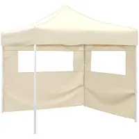 Syfax Party-Zelt Creme 291 x 291 x 315 cm Oxford-Stoff