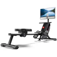 Yesoul Rudergerät R1 Plus (mit 100 Widerstandsstufen, Rudermaschine), 21,5-Zoll-LED-FHD-Bildschirm, Klappbar, Kinomap&Zwift komp.
