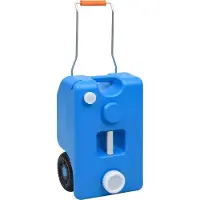 Syfax Camping-Wassertank mit Rollen 25 L Blau