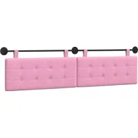 Syfax Hängendes Kopfteil Rosa Stoff