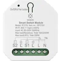 WOOX R7279 WiFi Smart Switch 2-gang