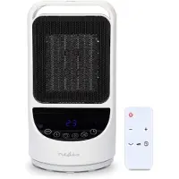 Nedis Htfa22wtw Oszillierender Keramikheizer 1500w