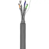 Goobay CAT 6 Netzwerkkabel, S/FTP (PiMF), Grau, CCA Kupfergemisch für SOHO Anwendungen, AWG 26/7 (stranded), LSZH