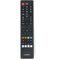 Nedis Ersatz Fernbedienung - Passend für: LG - Vorprogrammiert - 1 Gerät - Amazon Prime / Disney + Button / Netflix Button / Rakuten TV Button - Infrarot - Schwarz