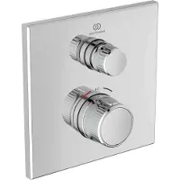 Ideal standard IS Brausethermostat UP Ceratherm Navigo 1 Verbraucher Eckig Chrom