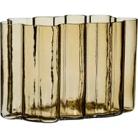 Hubsch – Umber Vase – H20 cm – Bernstein