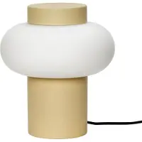 Hubsch – Camp Tischlampe – Ø23 cm – Sand & Weiß