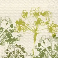 Duni Tissue-Serviette 40 x 40 cm Green Umbles 3-lagig, 1250 Stk/Krt (5 x 250 Stk)
