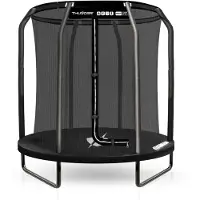 Thunder Gartentrampolin Elite 140 cm 4,5 ft Innennetz 50 kg Schwarz