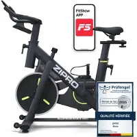 Zipro Heimtrainer Fahrrad Modo Bluetooth App Indoor Cycle Fitnessbike Hometrainer Bike leise Cardio Training Senioren 110 kg Trimmrad Kinomap