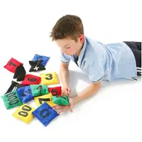 Spordas Bohnensäckchen-Set mit Zahlen 15 St