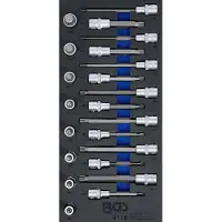 Bgs Tool Tray 1/3: Bit Socket Set, 2662 mm, 2,66 kg
