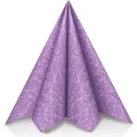 Mank Airlaid Serviette Ornaments in Lila, 40 x 40 cm, 50 Stück