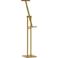 vidaXL Messestände Gold 26,5 x 26,5 x 150 cm Stahl