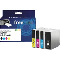 Freecolor Patrone Canon PGI-2500XL BK/C/M/Y remanufactured - Wiederaufbereitet - Kompatibel