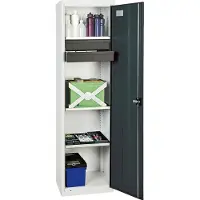 Stumpf Werkzeug- und Materialschrank 3000, RAL 7035/7016, 2 Schubladen, 3 Wannen
