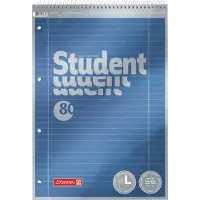 Brunnen Collegeblöcke Student Premium Lineatur DIN A4 Innen- und Aussenrand