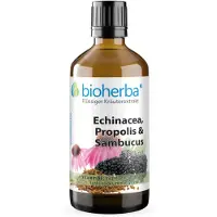 Bioherba Echinacea Propolis und Sambucus Tropfen Tinktur 100 ml