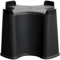 Famanu Regenton-Halter - praktisch und funktional - 1 Stück - schwarz - 40 x 40 x 30,5 cm
