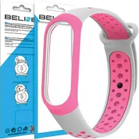 Beline pasek Mi Band 34 design rózowoszarypinkgrey
