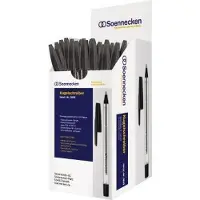 Soennecken Einwegkugelschreiber 3609 Nr.1 Kappe schwarz 50 St./Pack