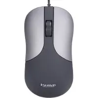 MARVO Kabelgebundene Maus DMS002, Grau, mit 1200 DPI, Symmetrisches und Ergonomisches Design