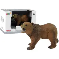 Leantoys Lean Toys Sammlerfigur Braunbär Tiere der Welt