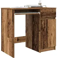 vidaXL Schreibtisch Altholz-Optik 86x49x76 cm Holzwerkstoff