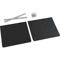 Lampa Spritzschutzlappen Paar schwarz PVC 35x30 cm für Lastwagen