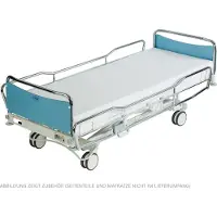 Lojer Krankenhausbett ScanAfia XS 490, Trendelenburg, Chromgestell