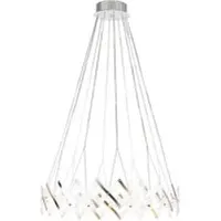 SERIEN LIGHTING Zoom 1 Element Pendelleuchte Edelstahl gebürstet