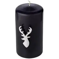 Edzard 4er-Set Kerzenpin Risa (Höhe 7 cm), silberfarben, Aluminium, Kerzenstecker