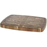 Wellhome - Schneidebrett aus Akazienholz 46x36x3,2 cm