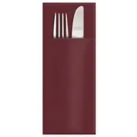 SWS 1250 Servietten Bestecktaschen CutleryStar PREMIUM PAP 40x32 cm bordeaux